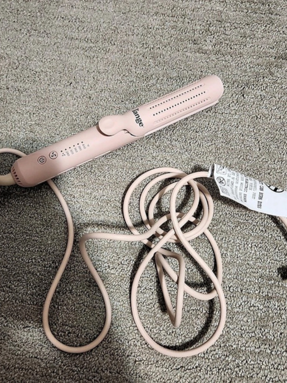 Lange Hair Styling Tool in Pink Like New